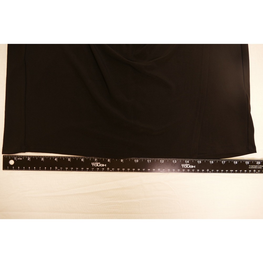 Lauren Ralph Lauren Black Sheath Ruffle Dress Size 8 elegant, effortless polish - Picture 15 of 16